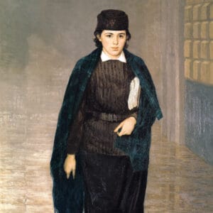 Nikolaj Alexandrowitsch Jaroschenko - Une étudiante des Cours Bestoujev (1883)