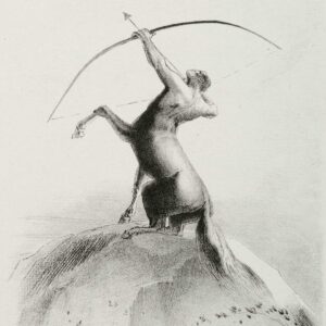 Odilon Redon - Centaure visant les nues (1895)