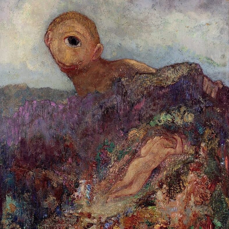 Odilon Redon - Le Cyclope (vers 1914)