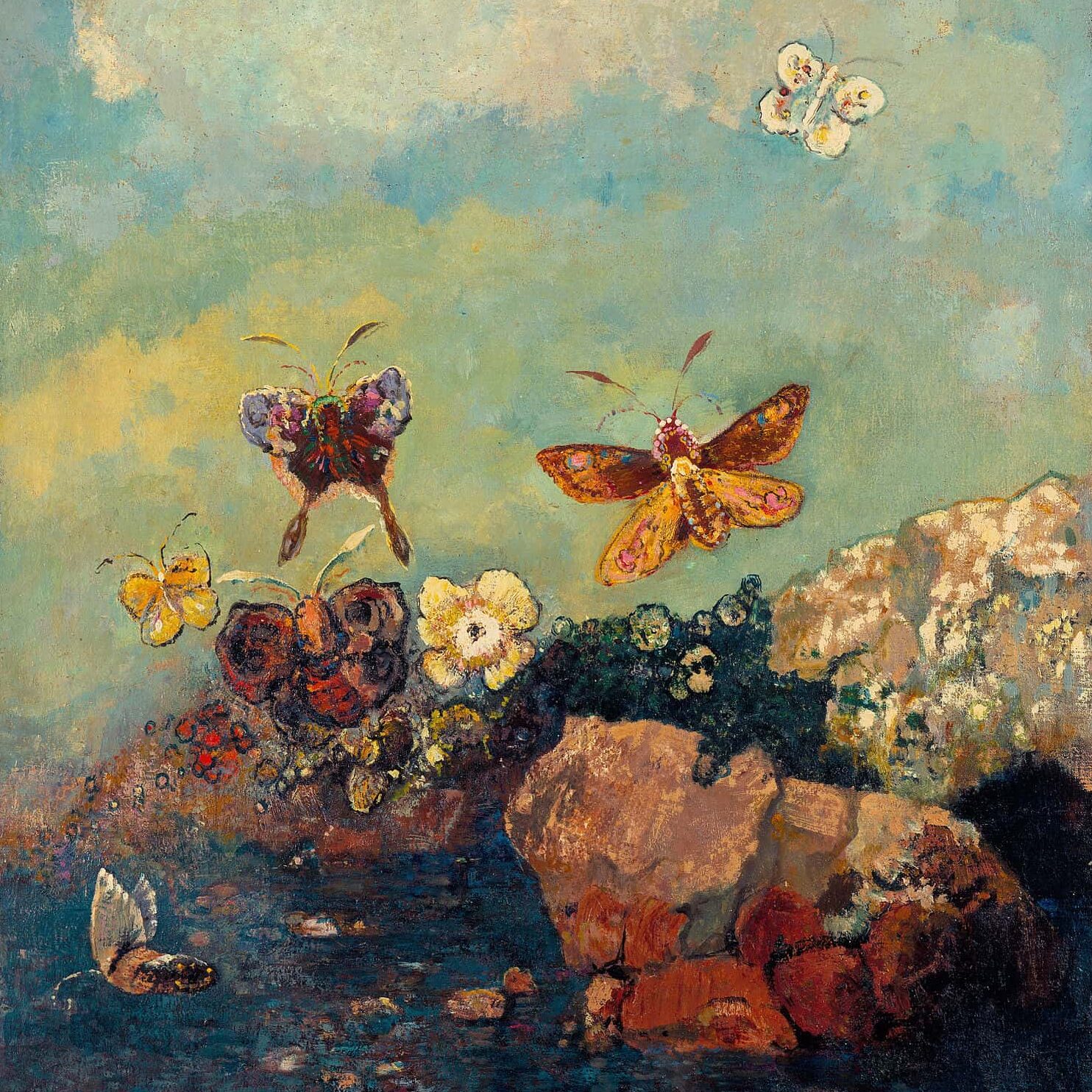 Odilon Redon - Papillons (vers 1910)