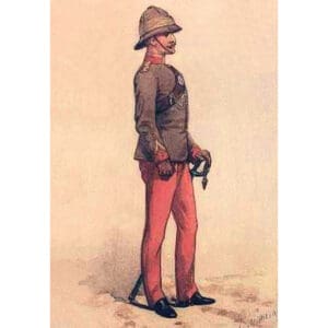 Richard Simkin - Officer of 126th Baluchistan Infantry (1912)