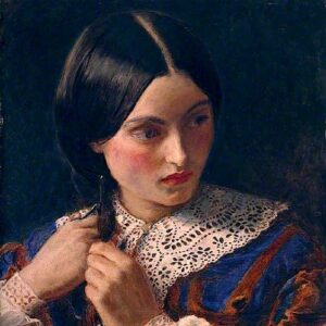 John Everett Millais - Only a Lock of Hair (1858)