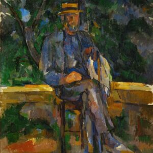 Paul Cézanne - Homme assis (1905-1906)