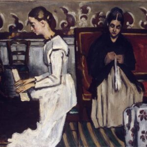 Paul Cézanne, Jeune Fille au piano (c. 1866)