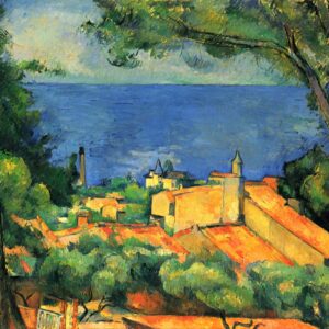 Paul Cézanne - L'Estaque aux toits rouges (1885)