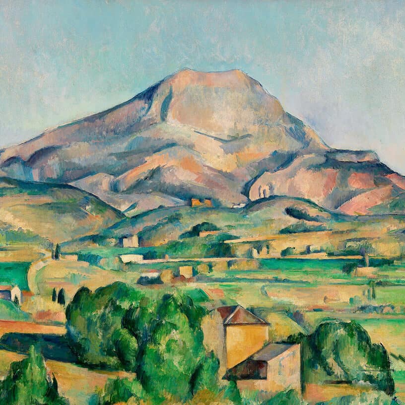 Paul Cézanne - La Montagne Sainte-Victoire vue de Bellevue (vers 1885)