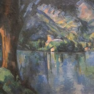 Paul Cézanne - Le lac d'Annecy (vers 1896)