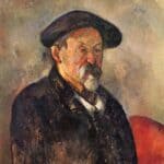 Paul Cézanne - Portrait l'artiste au béret