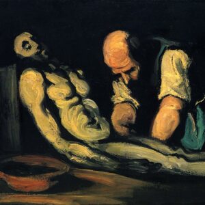 Paul Cézanne - Préparation pour les funérailles (L'Autopsie), 1869