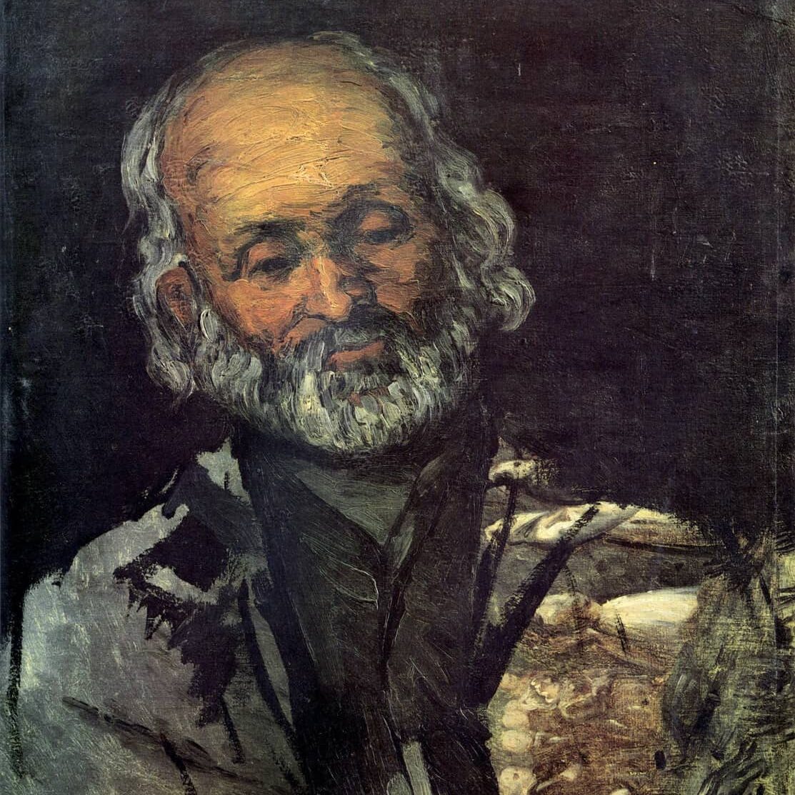 Paul Cézanne - Tête de vieillard (vers 1866)