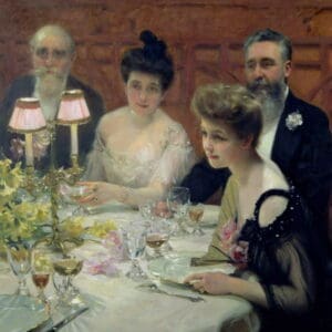 Paul Chabas, Le Coin de la table (1904)