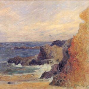 Paul Gauguin - La Côte rocheuse, ou Rochers au bord de la mer (1886)