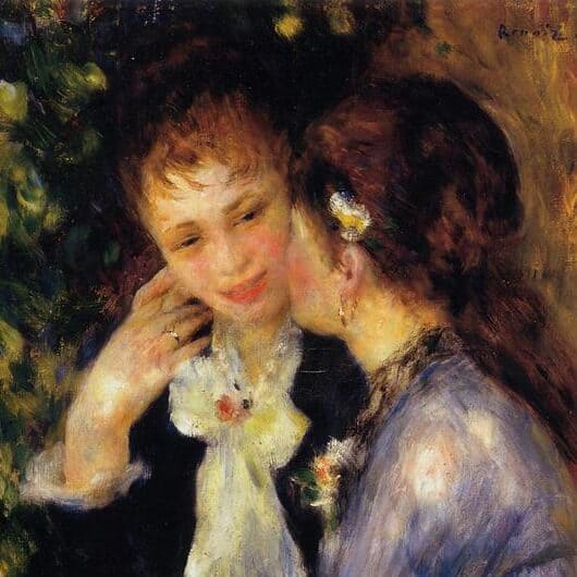 Pierre-Auguste Renoir - Confidences (1878)