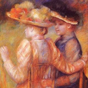 Pierre-Auguste Renoir - Deux femmes dans un jardin (1895)