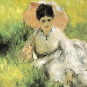 Pierre-Auguste Renoir - Femme à l’ombrelle et enfant (1874-1876)