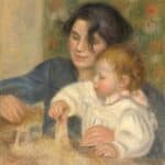 Pierre-Auguste Renoir - Gabrielle Renard et Jean enfant (entre 1895 et 1896)