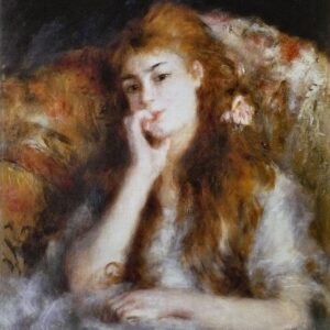 Pierre-Auguste Renoir - Jeune Femme assise (La Pensée), 1876-1877