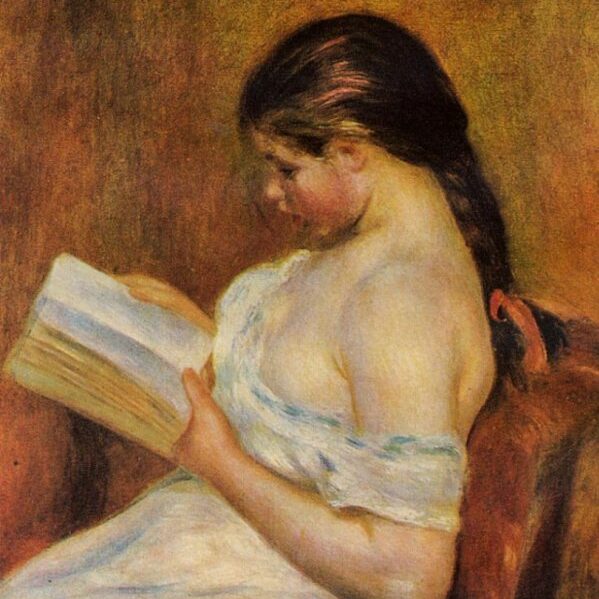 Pierre-Auguste Renoir - Jeune fille lisant (1891-1895)