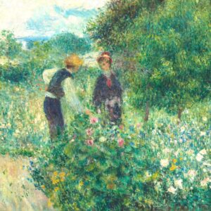 Pierre-Auguste Renoir - La Cueillette des fleurs (1875)