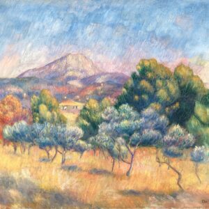 Pierre-Auguste Renoir - La Montagne Sainte-Victoire (vers 1888-1889)