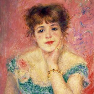 Pierre-Auguste Renoir - La Rêverie - Portrait de l'actrice Jeanne Samary (1877)
