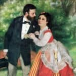 Pierre-Auguste Renoir - Les Fiancés (dit Le Ménage Sisley) (1868)