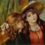 Pierre-Auguste Renoir - Portrait de deux fillettes (1890-1892)