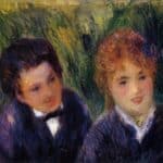 Pierre-Auguste Renoir - Portrait d'un jeune homme et d'une jeune femme (1876)