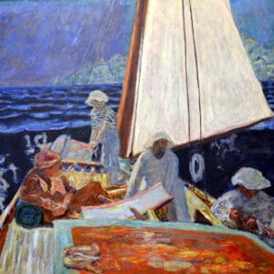 Pierre Bonnard - Signac et ses amis en bateau (1924)