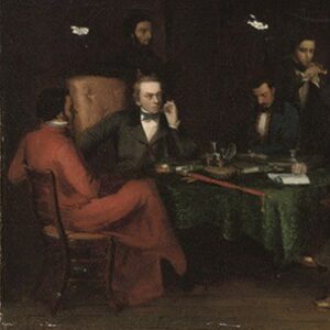 Pierre Charles Comte - At the gentlemen's club (1853)