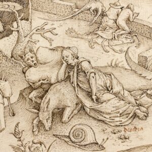 Pieter Brueghel l'Ancien - Desidia (détail, 1557)