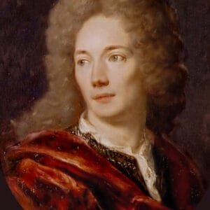 Portrait attribué à Nicolas de Largillierre, longtemps identifié comme un portrait de Jean de La Bruyère. (musée des Beaux-Arts de Quimper)