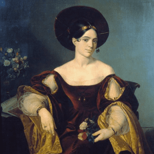 Portrait de la mezzo soprano française María-Felicia García, dite la Malibran (1808-1836)
