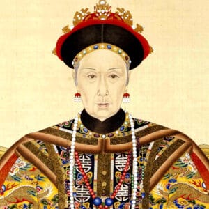 Portrait officiel de l'impératrice douairière Ci-Xi