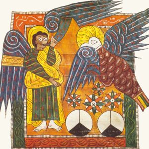 Quatrième Ange sonnant de la trompette, Apocalypse VIII, Beatus de l’Escorial (950-955)