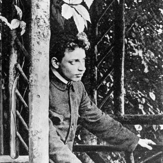 Rainer Maria Rilke, sous la tonnelle à Wolfratshausen (1897)