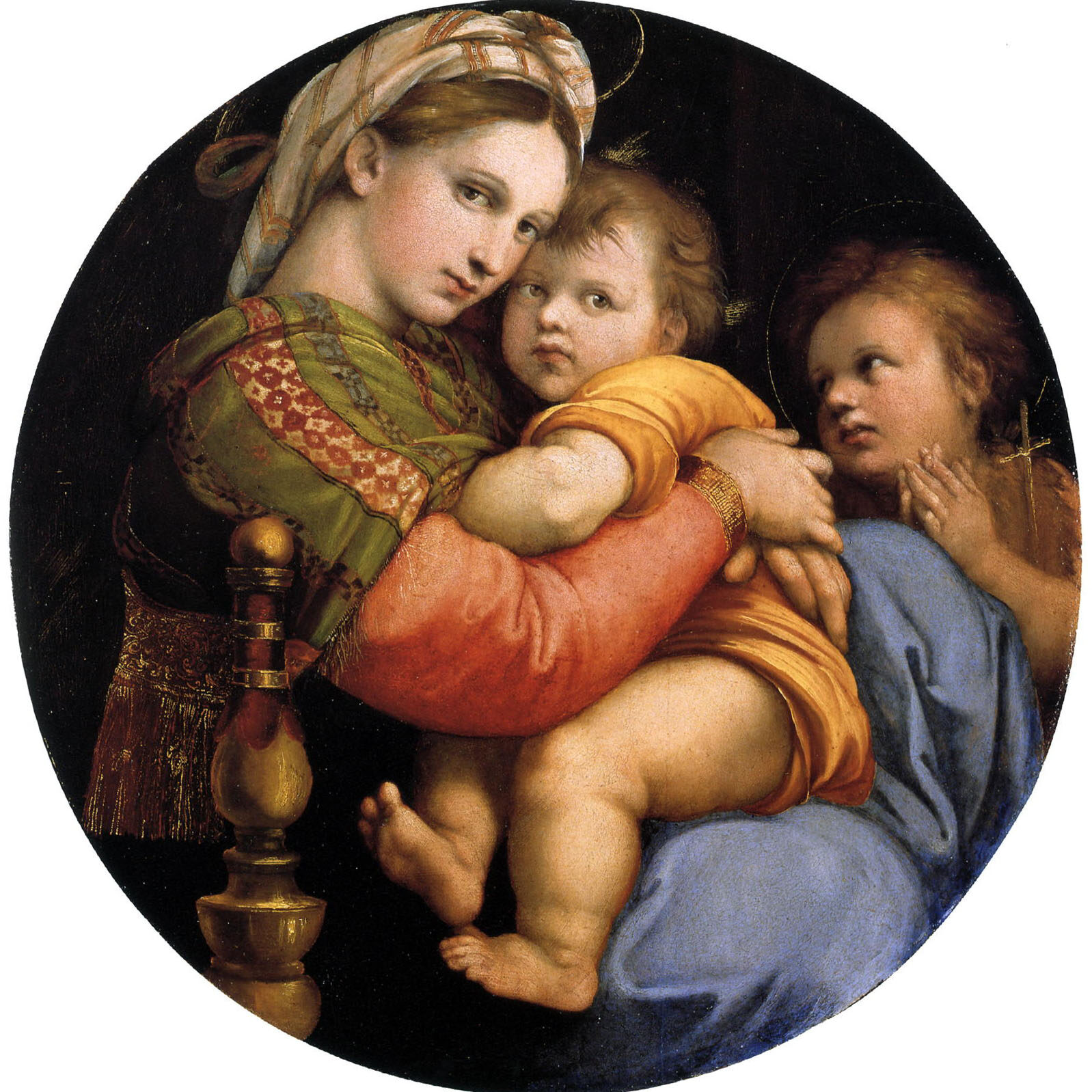 Raphaël, La Vierge à la chaise (1513-1514)