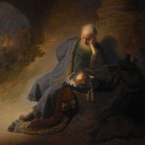Rembrandt, Lamentations de Jérémie sur la destruction de Jérusalem