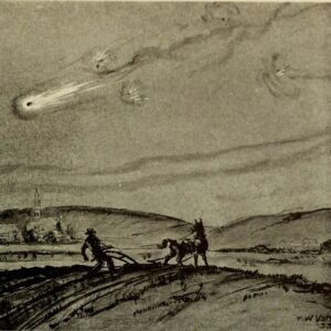 Représentation d'un météorite (1901)