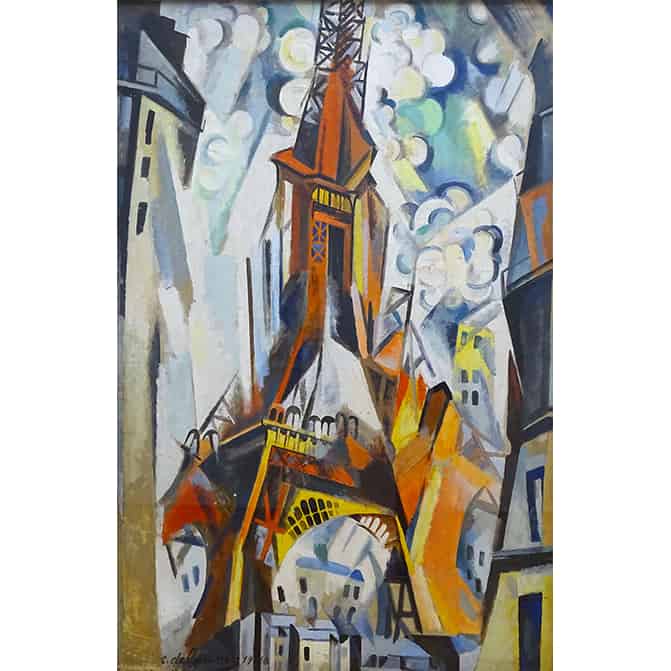 Robert Delaunay - La Tour Eiffel (1910-11)