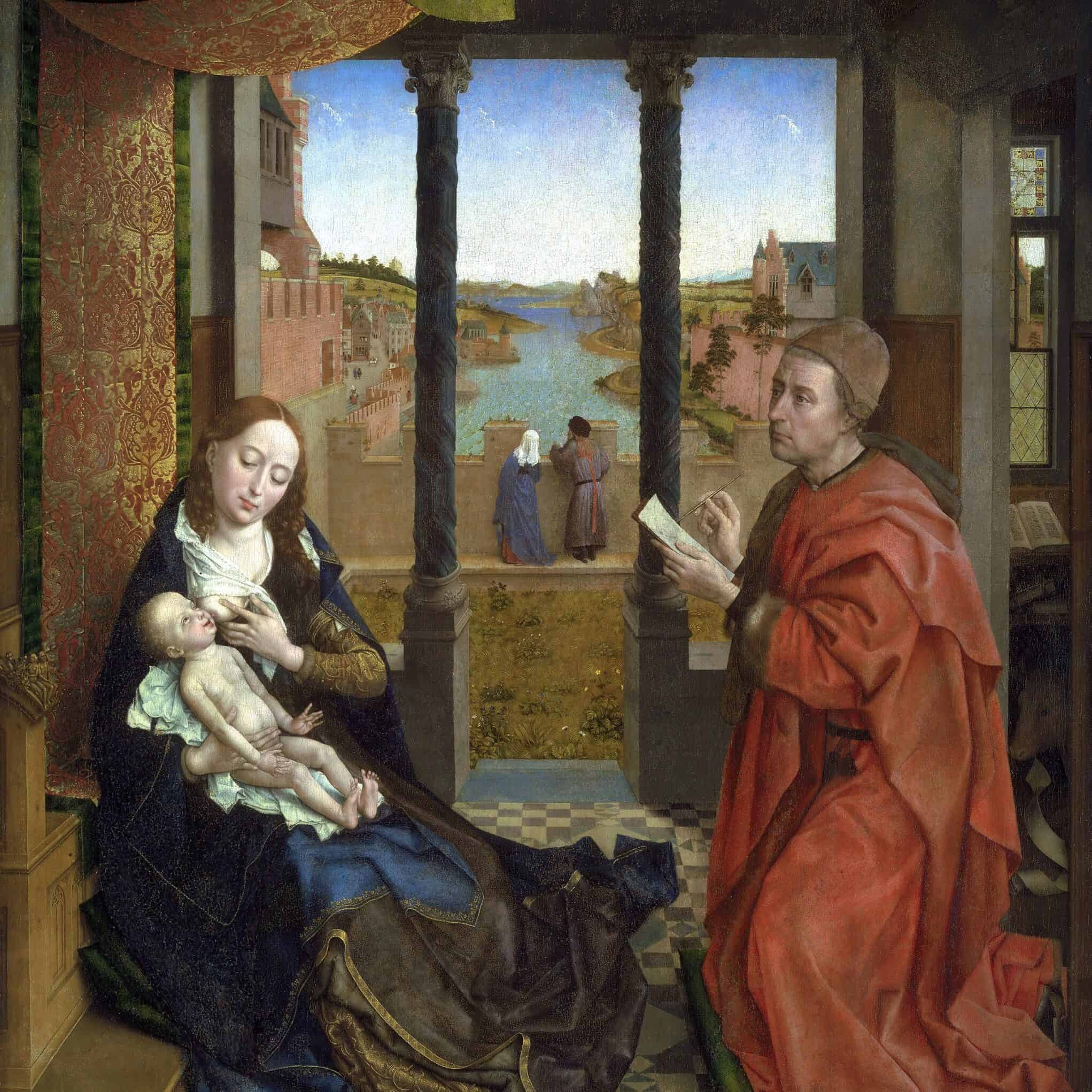 Rogier van der Weyden - Saint Luc dessinant la Vierge (vers 1440)