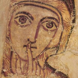 Sainte Anne (détail). Art grec, VIIIe siècle. Galerie Faras du Musée National de Varsovie.