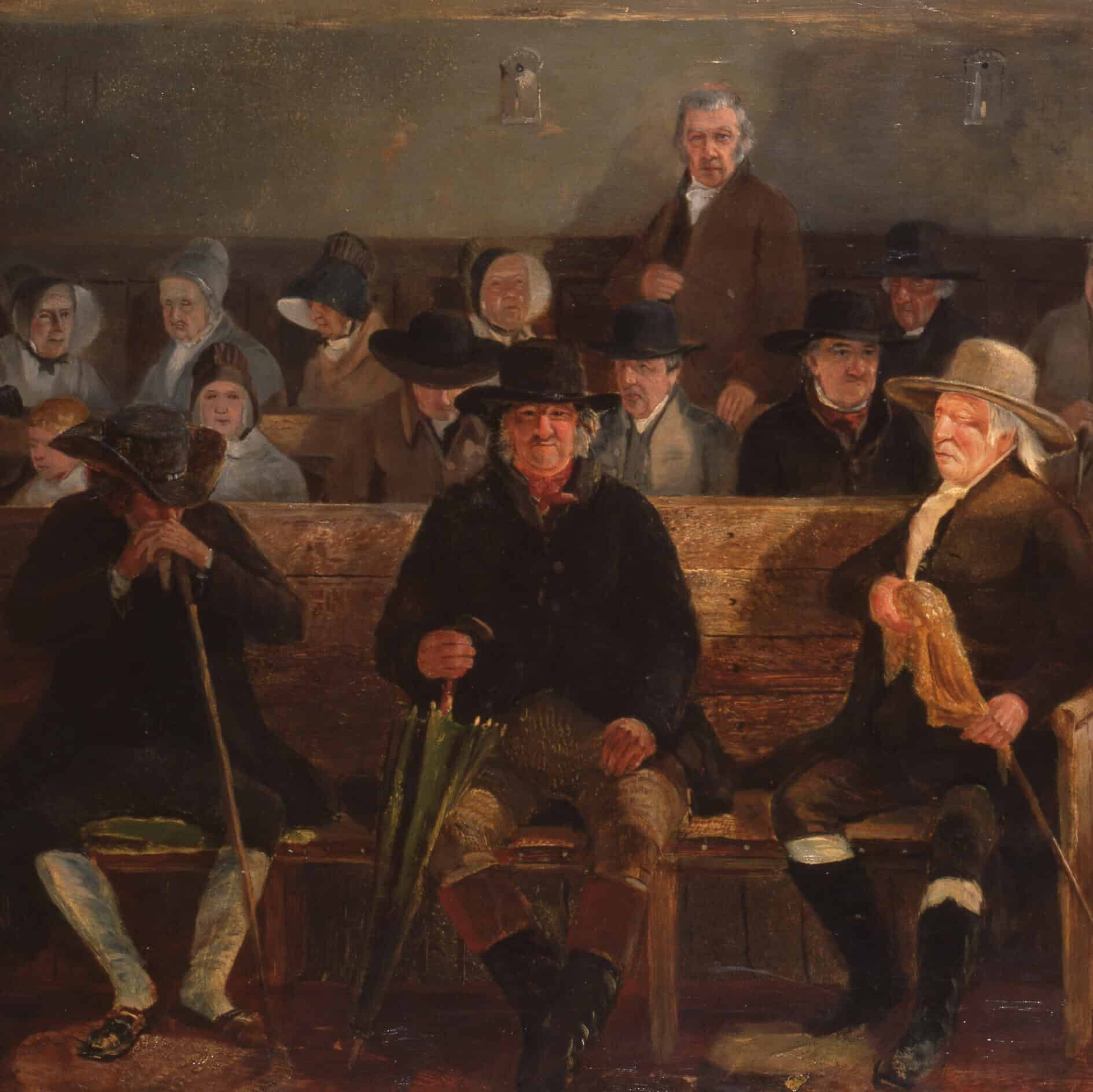 Samuel Lucas - Quakers, Earith Monthly Meeting (peinture à l'huile, XIXe siècle)