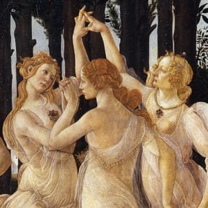 Sandro Botticelli : Le Printemps (détail)