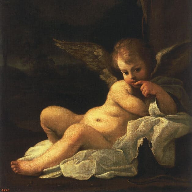 Schedoni Paesaggio - Cupidon dans un paysage (1610)