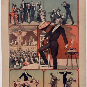 Séance d'hypnose, affiche du XIXe
