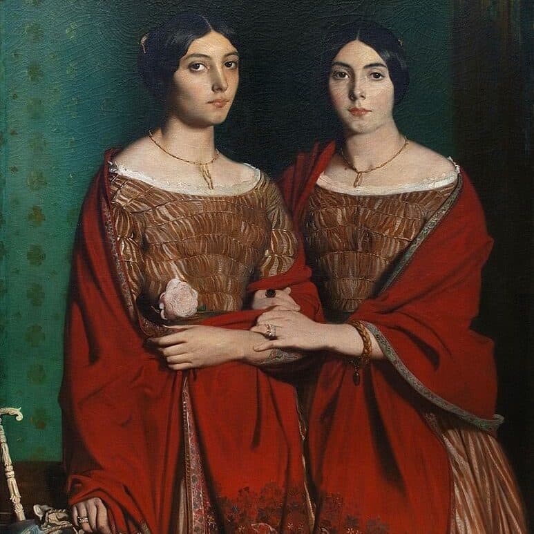 Théodore Chassériau - Adèle et Aline Chassériau (1843)