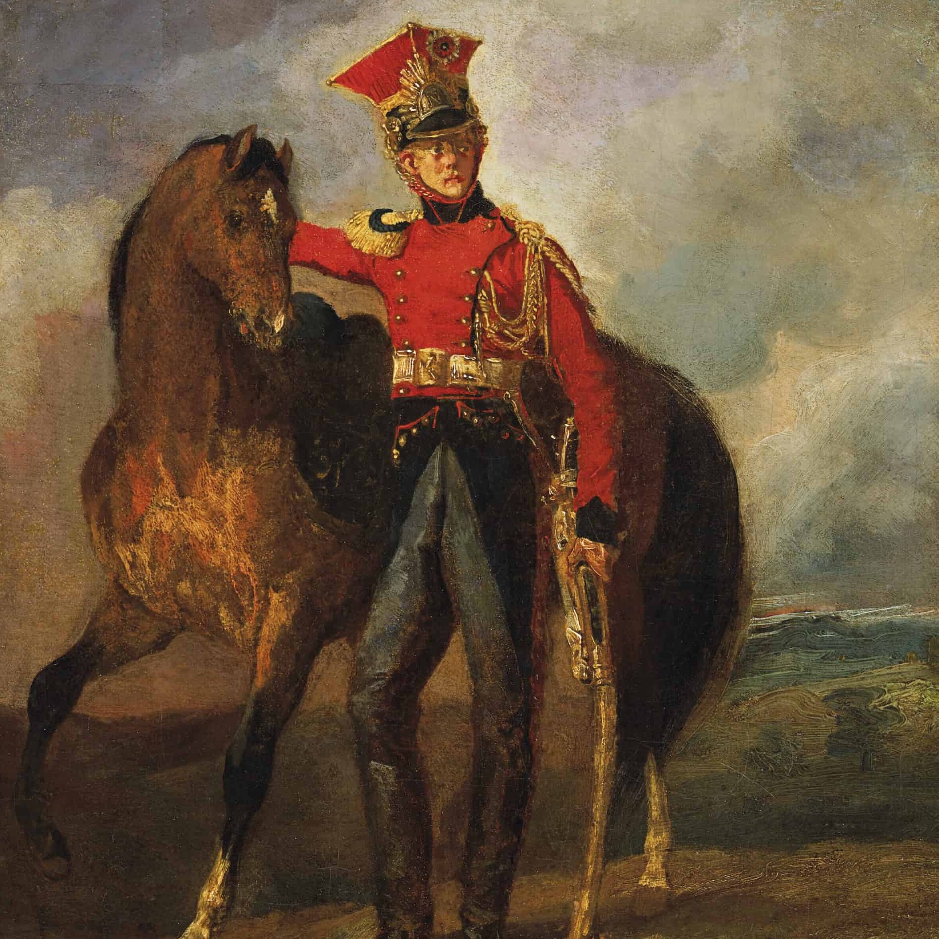 Théodore Géricault - Lancier du 1er régiment de chevau-légers-lanciers de la Garde, dits polonais
