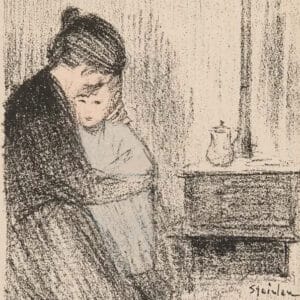 Théophile Alexandre Steinlen - Mère et enfant (1910)