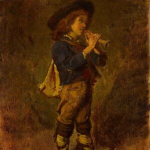 Thomas Couture, Jeune italien jouant de la flûte